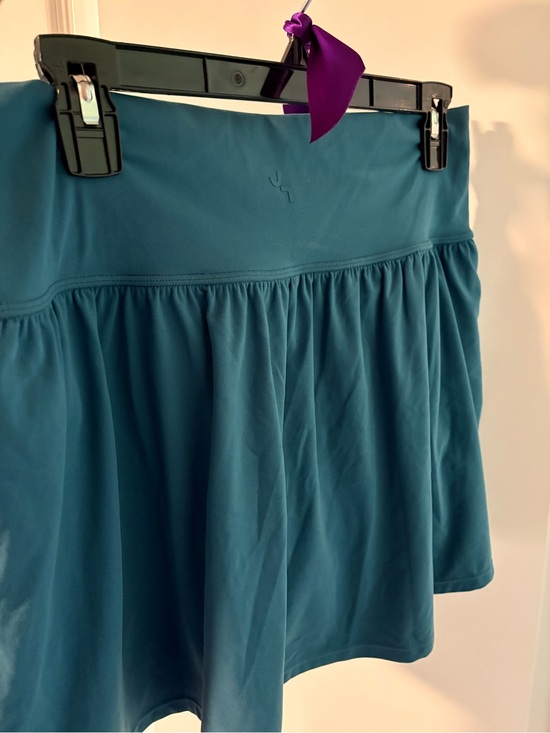 JoyLab Dresses & Skirts - JoyLab Teal Athletic Skirt with Logo Detail